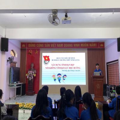 ĐOÀN TRƯỜNG THPT NINH GIANG TỔ CHỨC CHUYÊN ĐỀ 